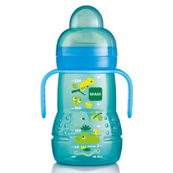 Image MAM BIBERON DE TRANSITION 220ML BLEU