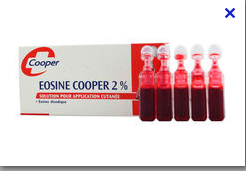 EOSINE AQUEUSE 2% COOPER 2ML 10