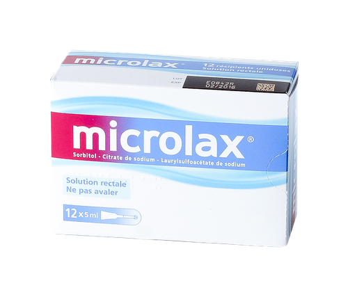 Image MICROLAX SOL RECTALE UNIDOSE 12
