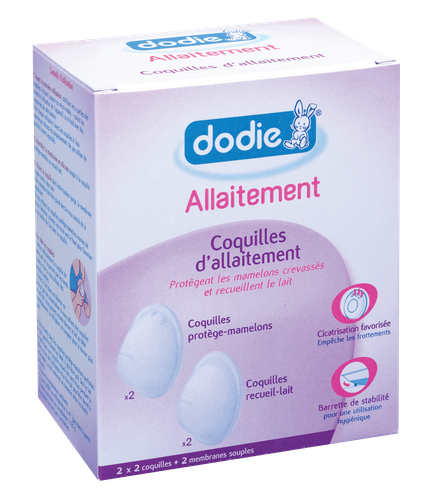 Pharmacie Clément – DODIE COQUILLE D'ALLAITEMENT SILICONE BOITE DE 4